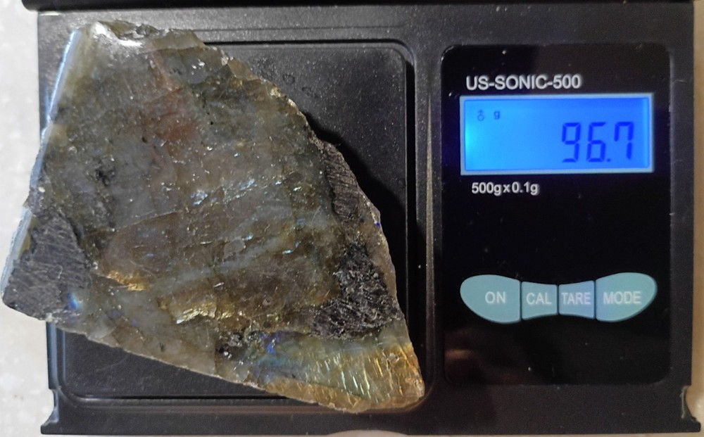 Large Labradorite Gem Stone Slab 967g