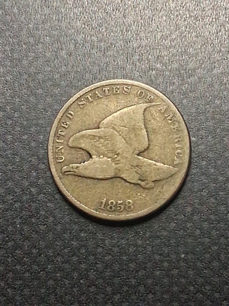1858 Flying Eagle Cent #01
