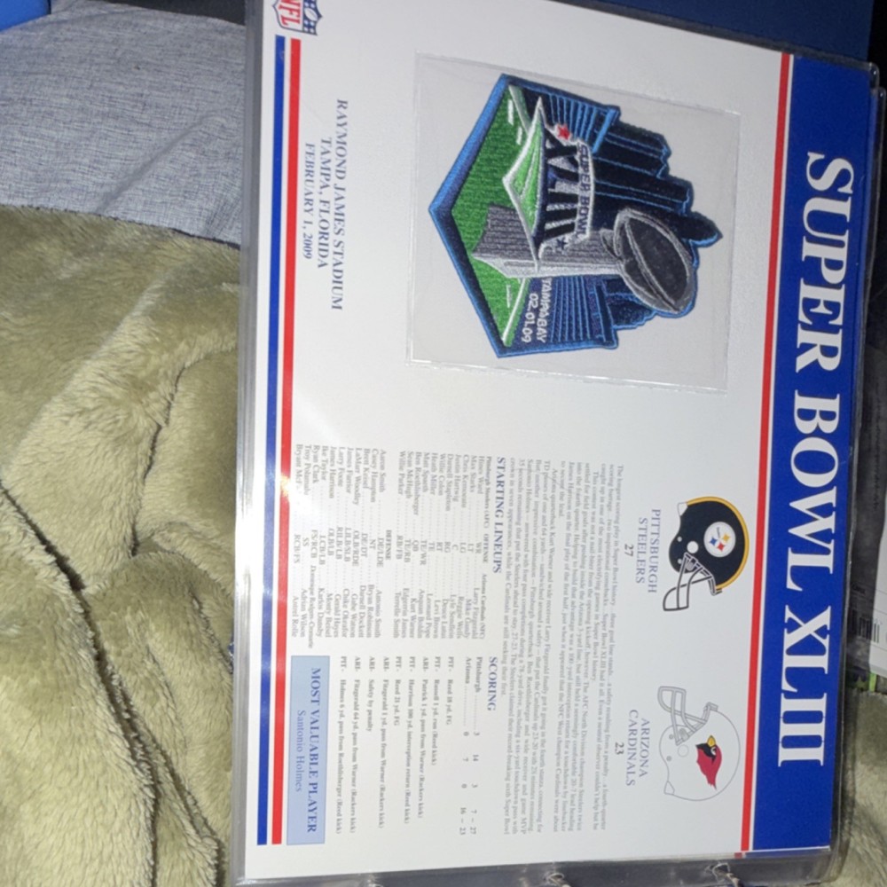 Official NFL Super Bowl Patch Collection