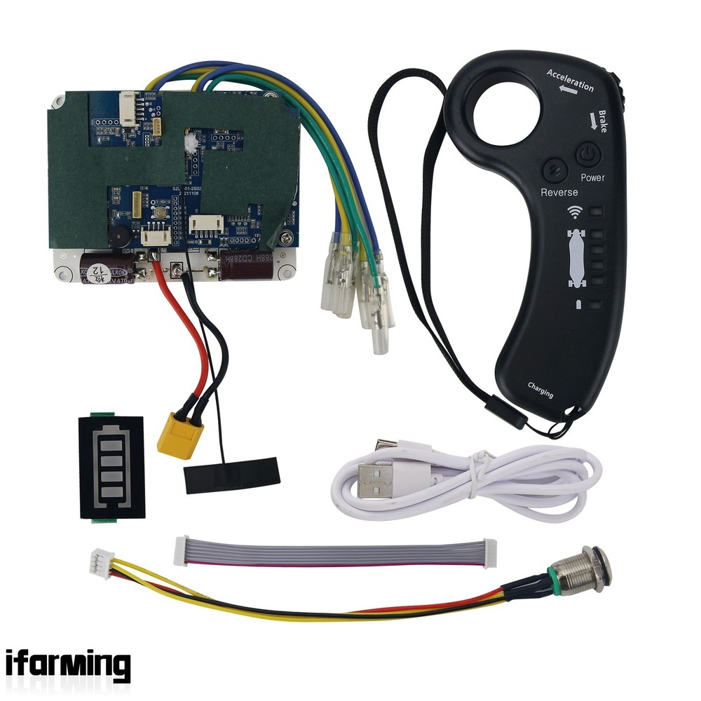 10S 36V Electric Skateboard Controller 2 Motor Driven Type+Remote ESC Substitute
