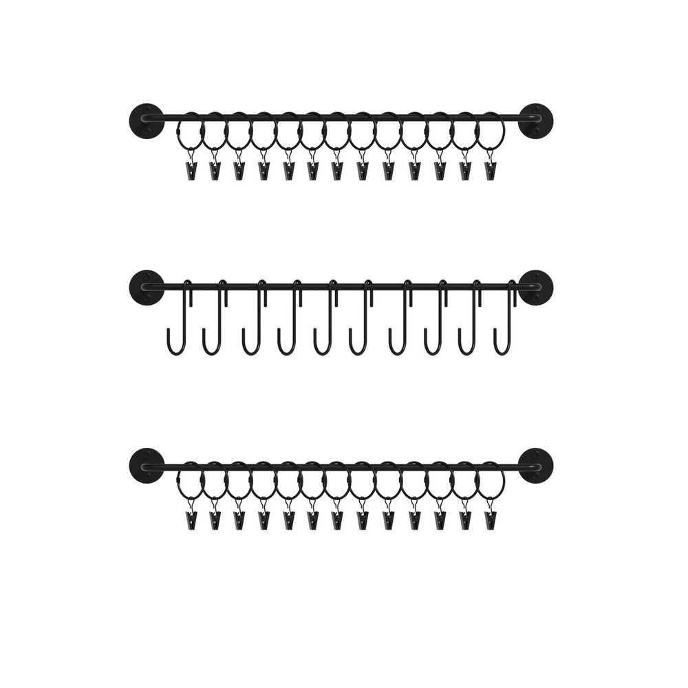 3 Pack Wall Mounted Cap Storage Organizer Baseball Hat Racks Display Holders ...