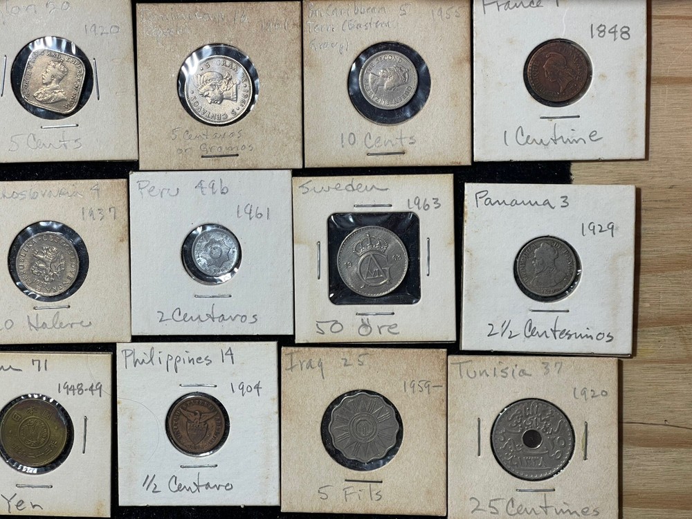 Assorted World Foreign 18 Coins Lot #2