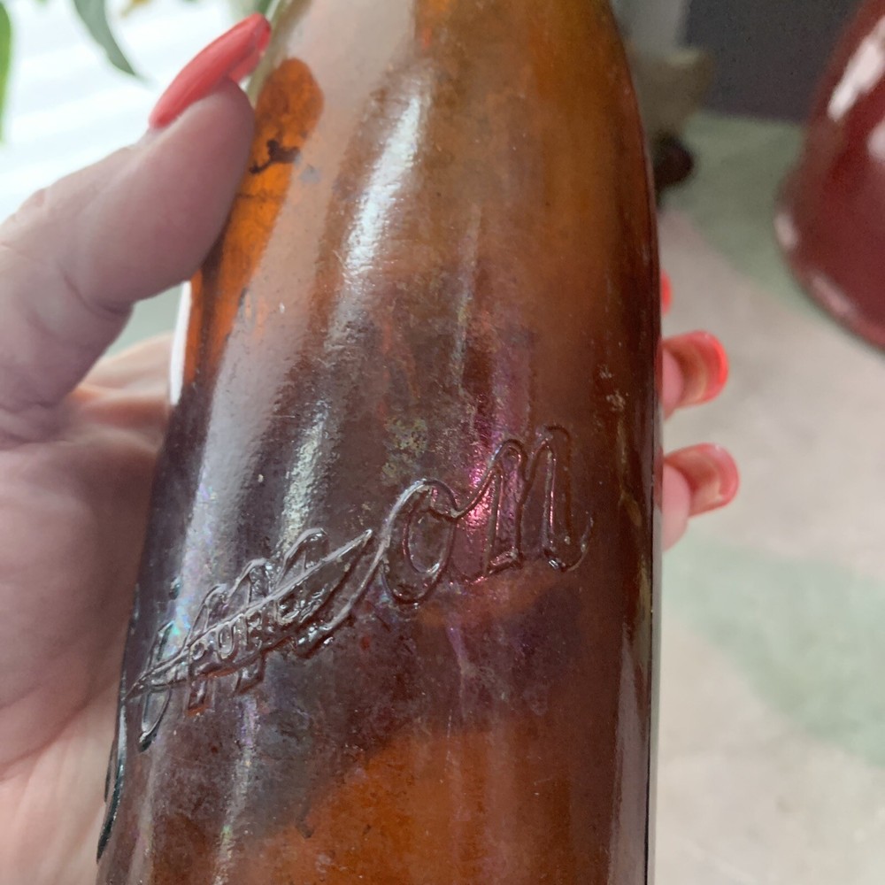 2 Simon Pure Vintage Original Beer Bottles