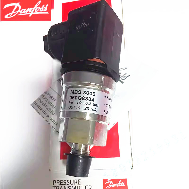 1pcs Danfoss Pressure Transmitter Sensor MBS3000 060G6834 0-0.3bar