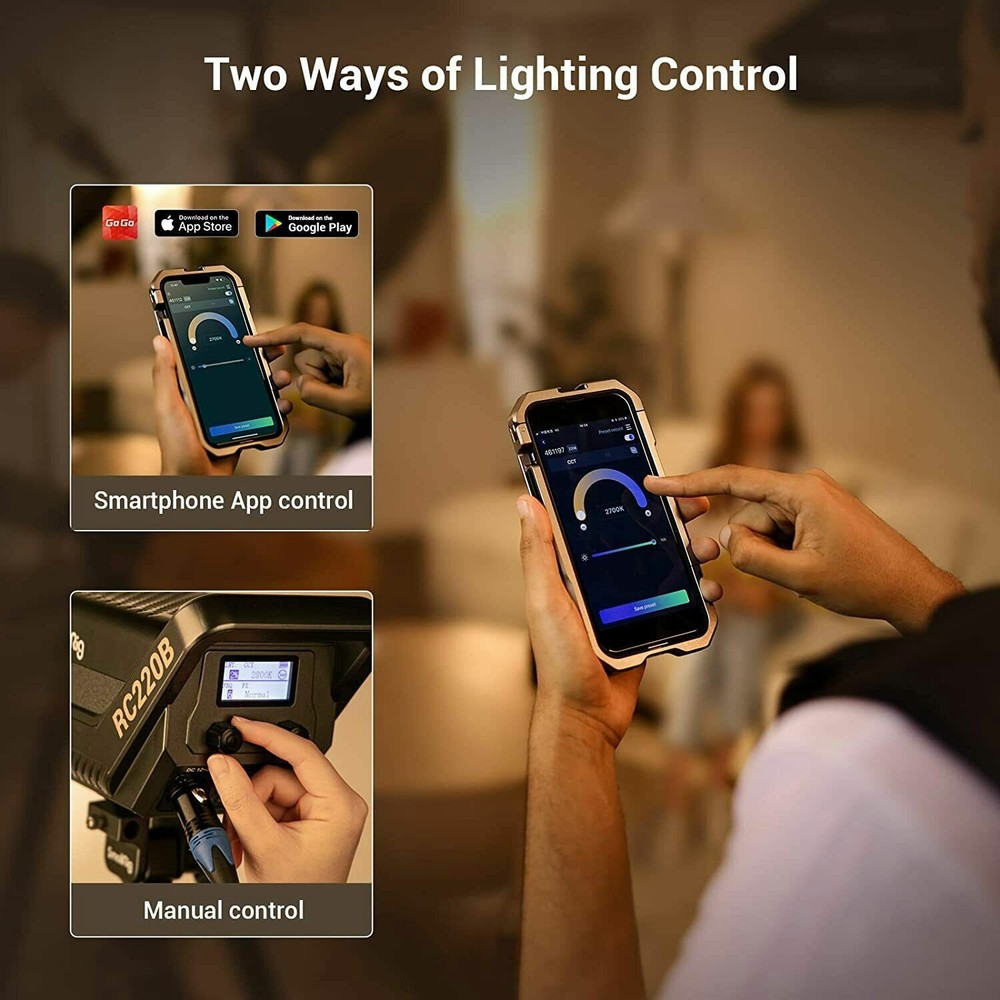 SmallRig RC 220D 220W COB Day Light|RC 220B 220W Bi-Color LED Video Light 3473