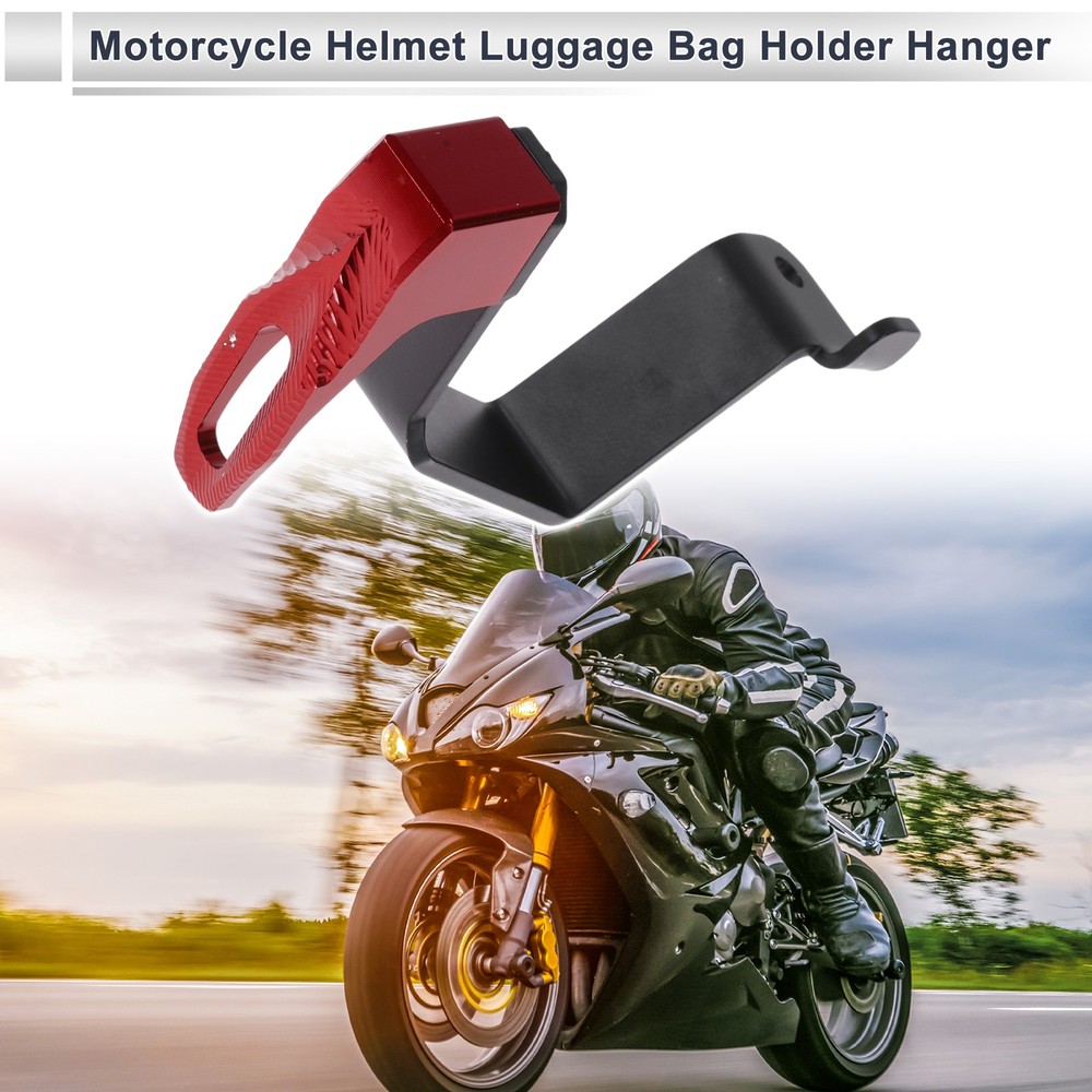 Motorcycle hook for hanging 1pc red 125mm