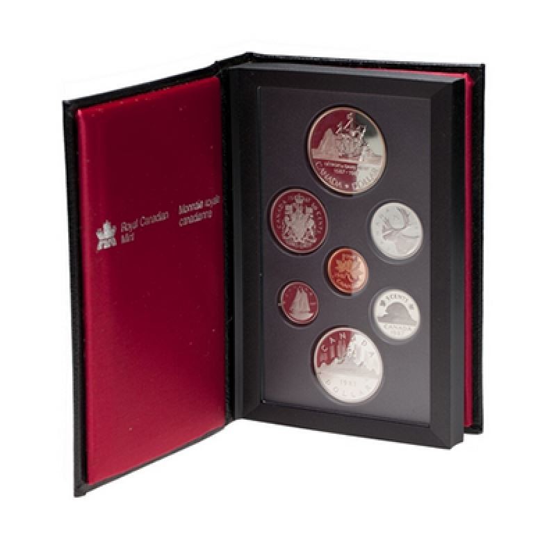 1987 Canada SILVER Double Dollar PF Set John Davis - .375 oz. SILVER