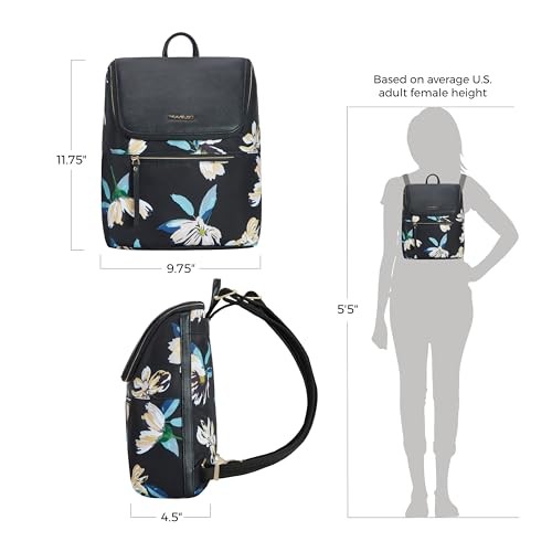 Anti-Theft Addison Backpack One Size Midnight Floral