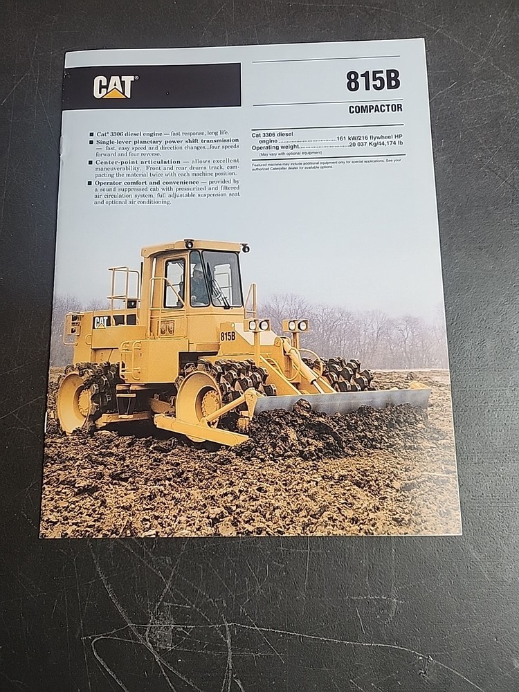 Caterpillar 815B Compactor Brochure