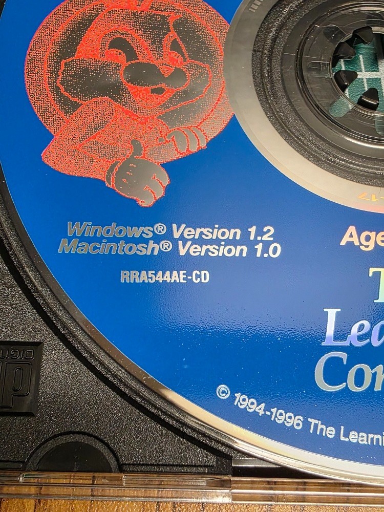 1994 The Learning Company Deluxe! Reader Rabbit 1 Ages 3-6 PC CD Windows MAC