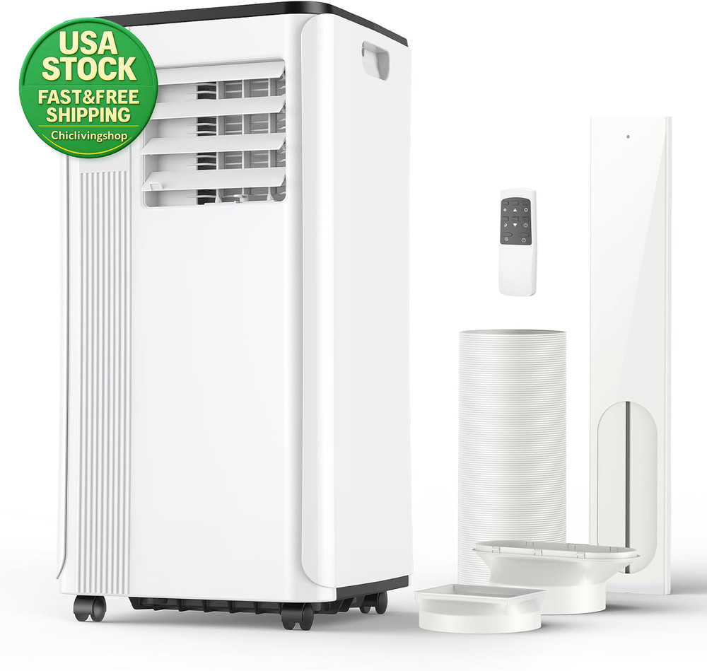 Portable Air Conditioner 10000 BTU 3 in 1 Unit for Rooms up to 450 Sq Ft