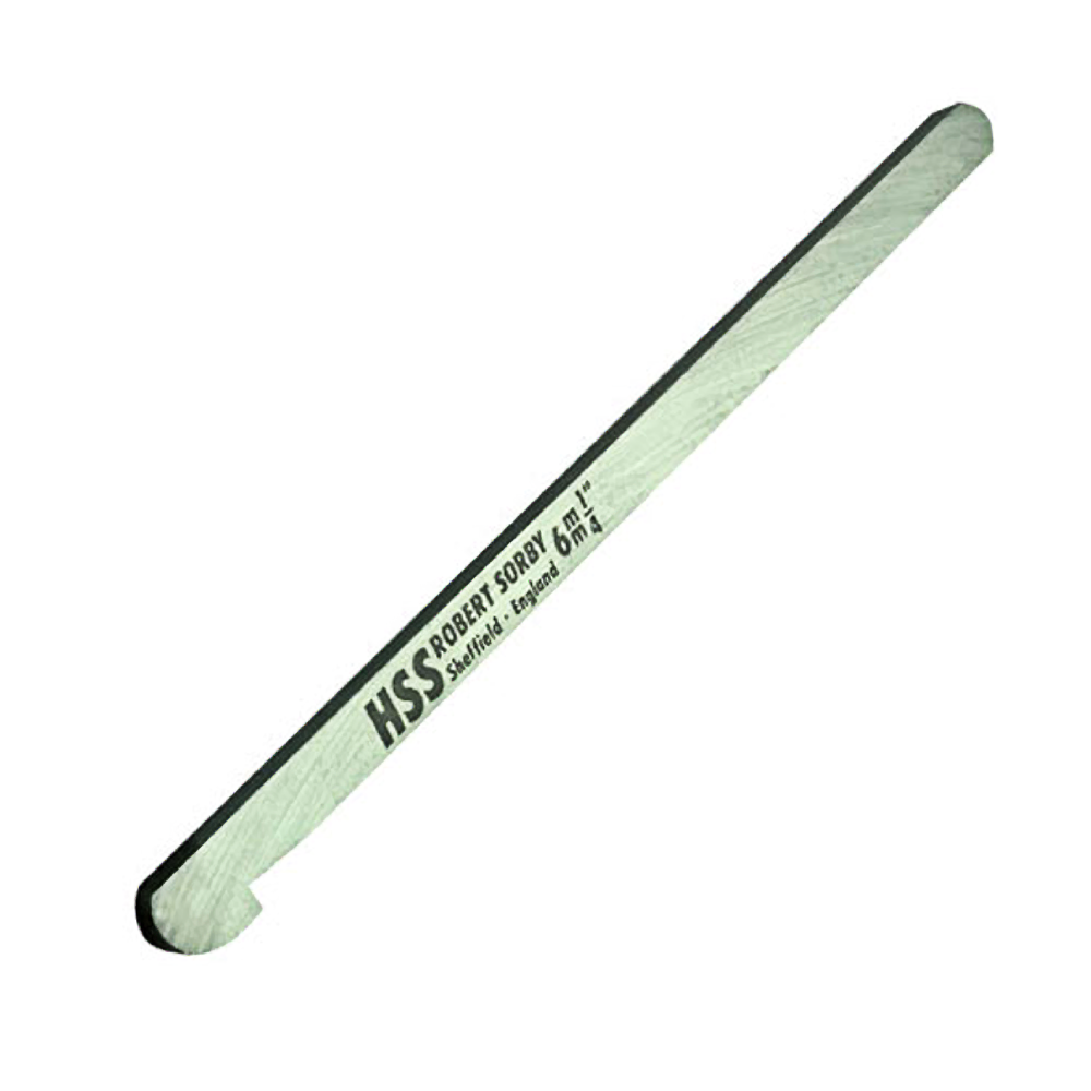 Robert Sorby #888/10 1/4" Micro Tool Curved Undercut Scraper Blade