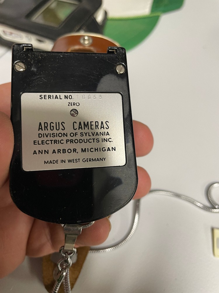 Vintage Argus L3 Light Exposure Meter in Leather Case West Germany