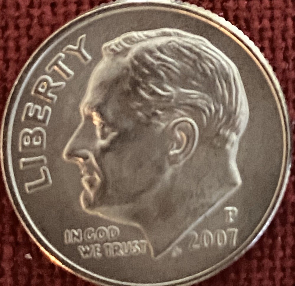 2007 P/D Roosevelt Dimes BU