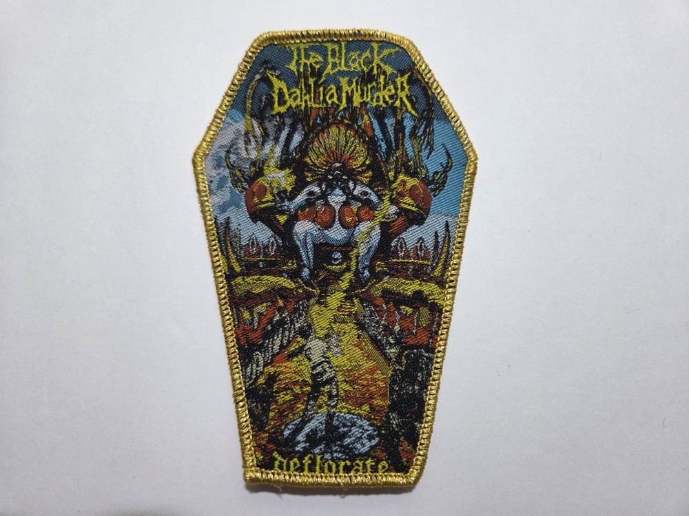 THE BLACK DAHLIA MURDER DEFLORATE WOVEN PATCH