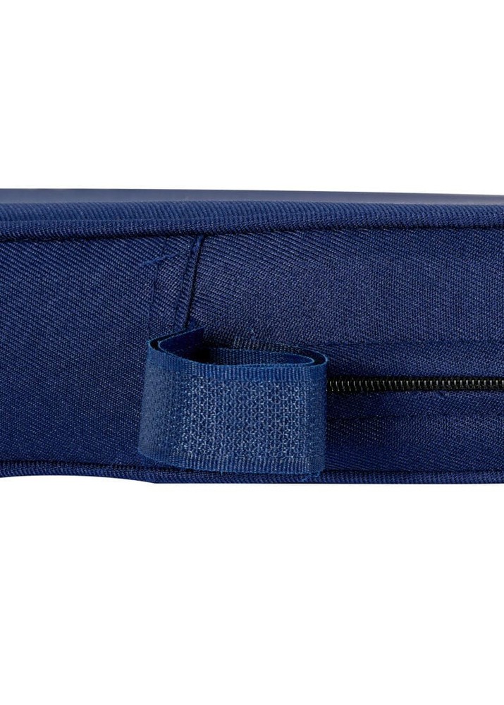 Navy Blue 2" Thick Cross Back Cushion by Chivari