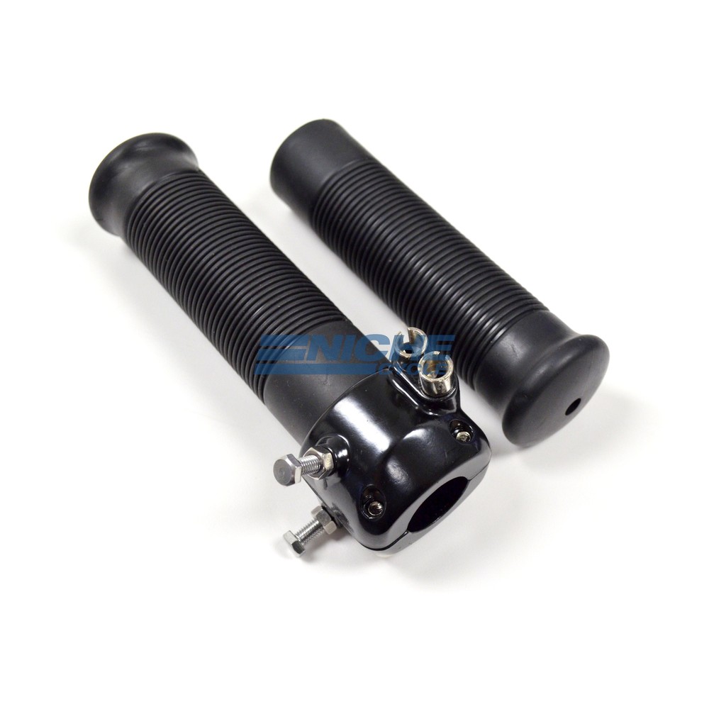 Dual Cable Pull Throttle Assembly 7/8" Jackhammer Grips Stop Adjustment