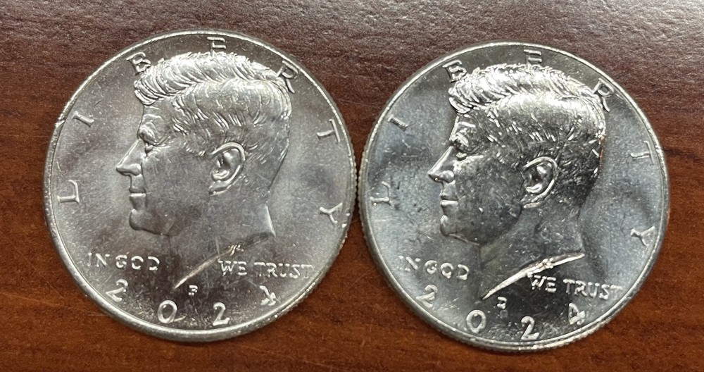 2024 P+D  Kennedy Half Dollar set.