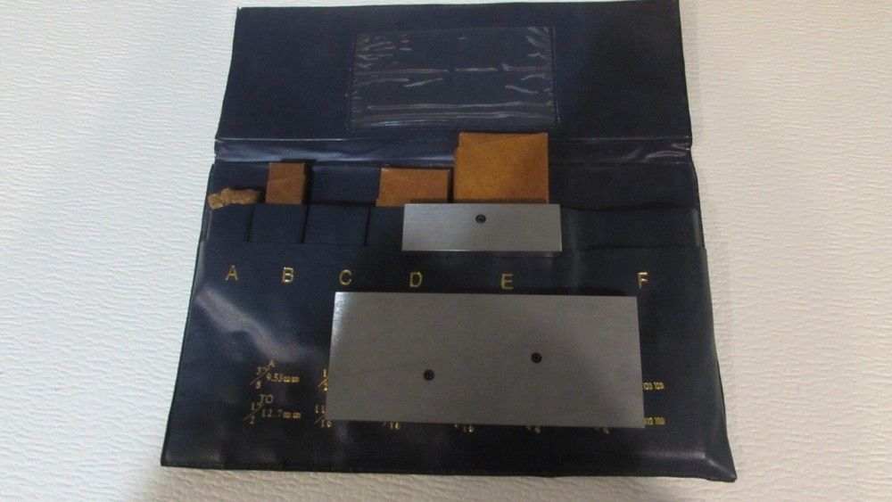 3/8" - 2-1/4" Adjustable Parallel Set Precision Parallel Measurement 6 Pcs/Set