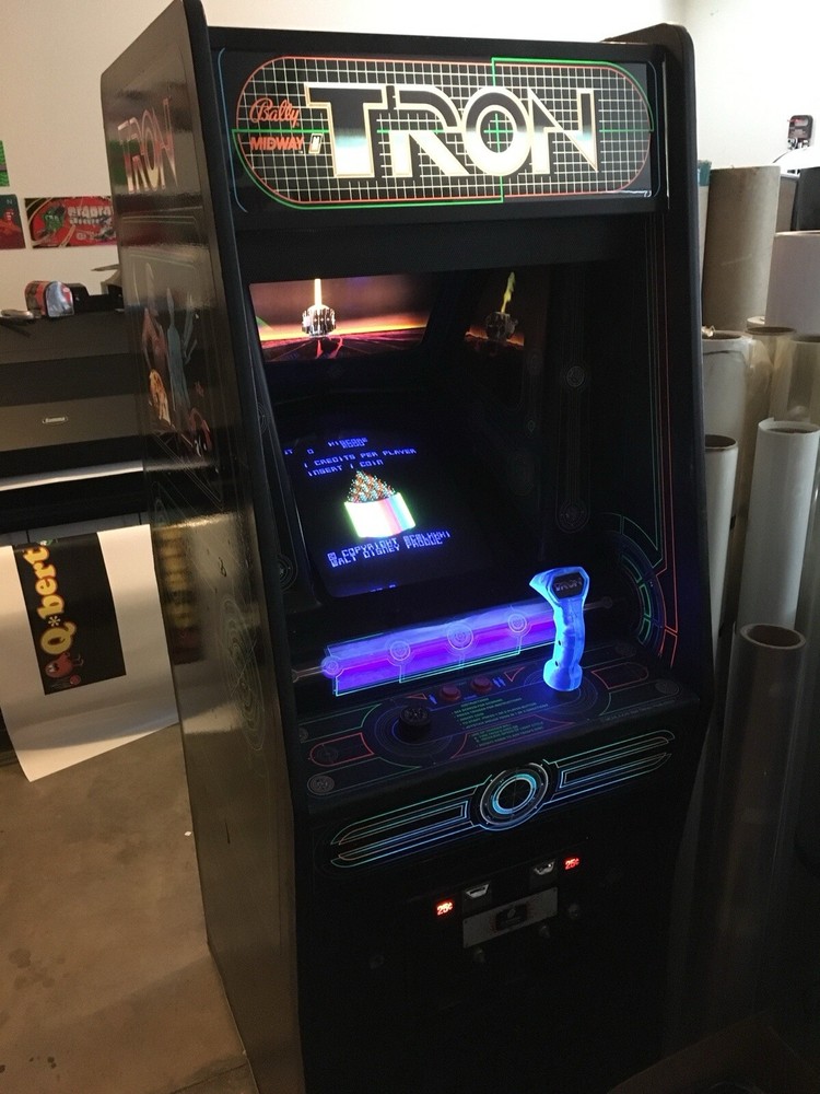 Tron Arcade Translite - Check Pics - Brand New Backlit Artwork