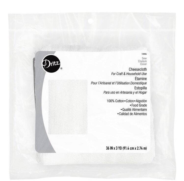 Dritz 100% Cotton Cheesecloth, 3 yards