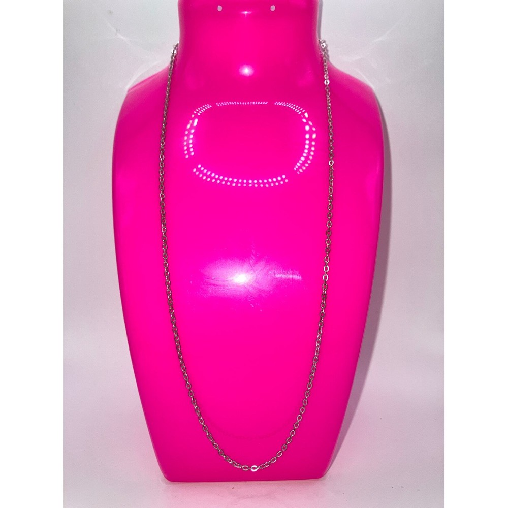 Silver-Tone Oval Link 18.25" Chain Necklace!