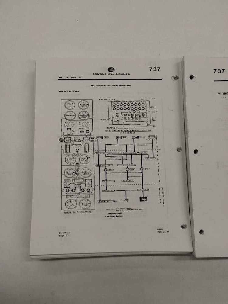 Continental 737-300 Flight Manual 1990-Copy
