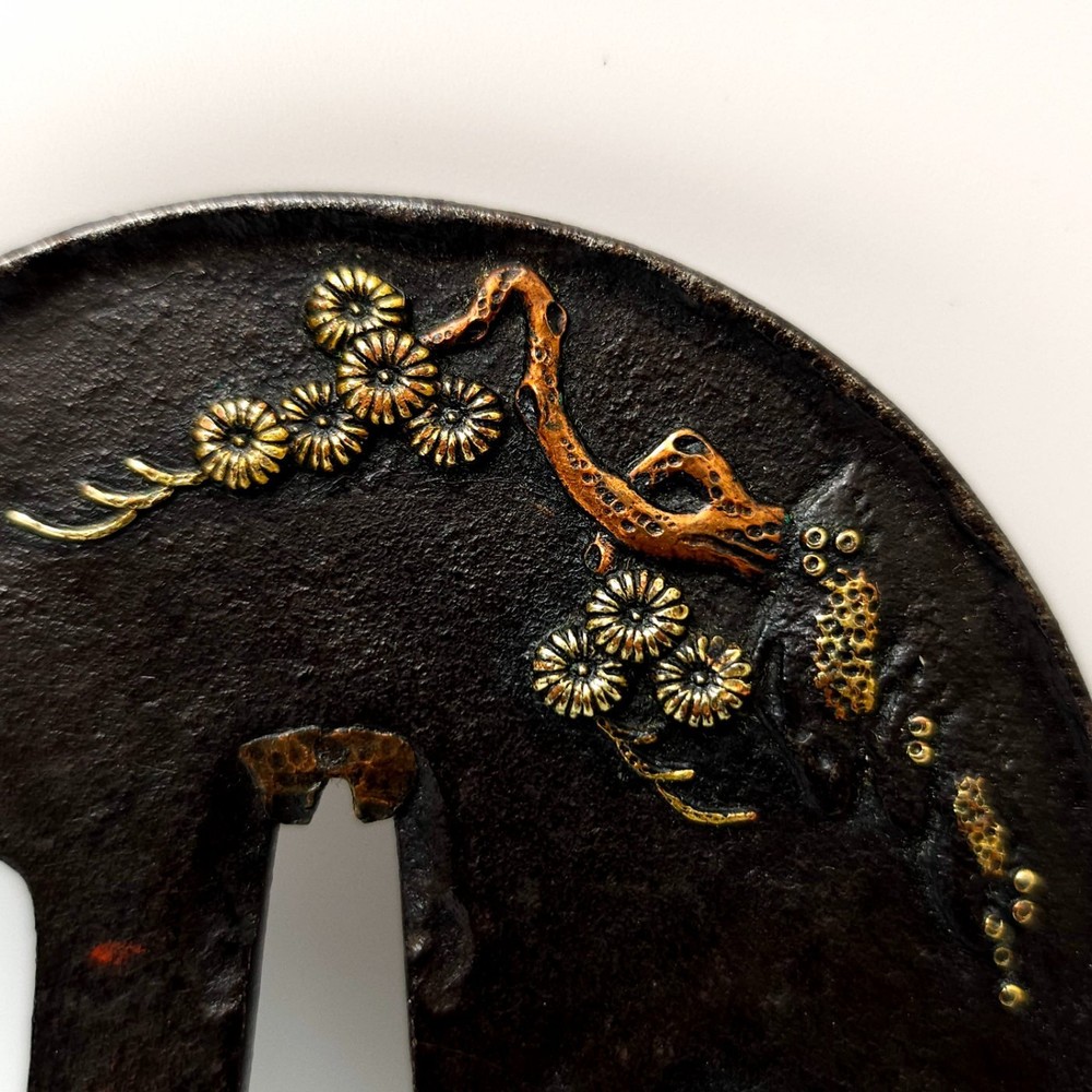 A fine (ko-) Nara school Tsuba