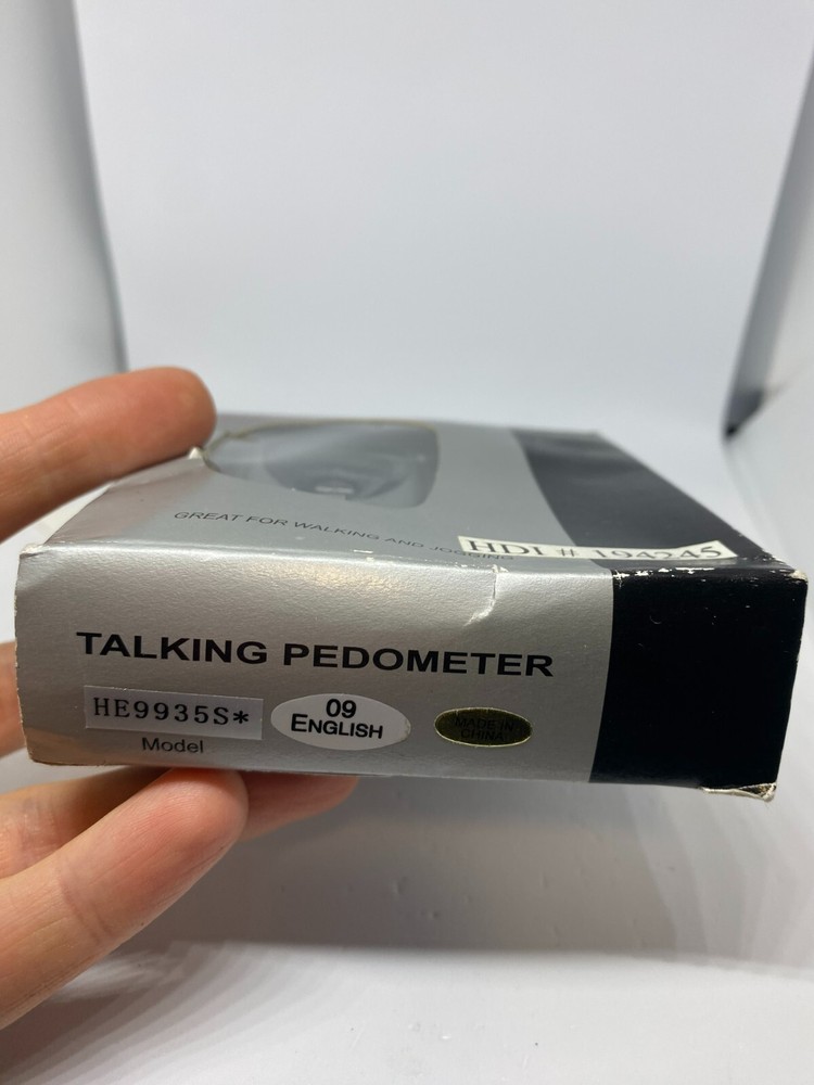 Deluxe Talking Pedometer, Metric 194245
