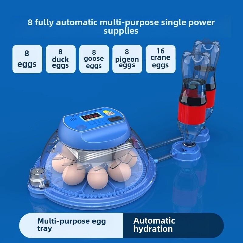 For Egg Turning Chicken Duck Quail Birds Brooder Incubation Machine 30 Eggs