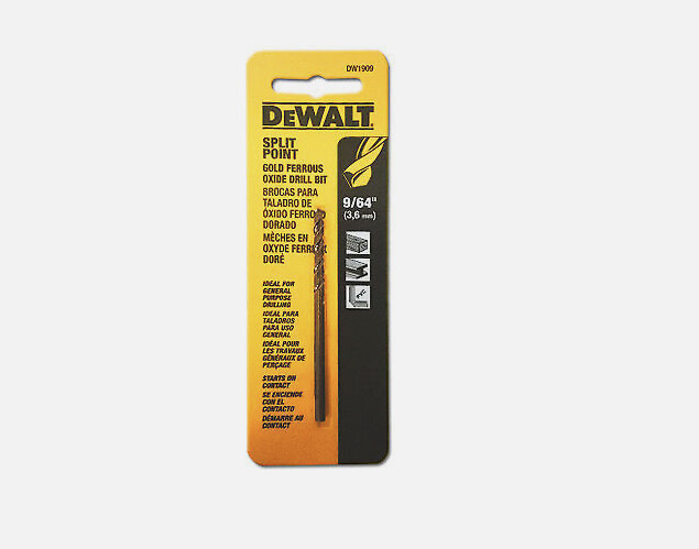 Dewalt 1909, 9/64 Split Point Drill Bit, NEW
