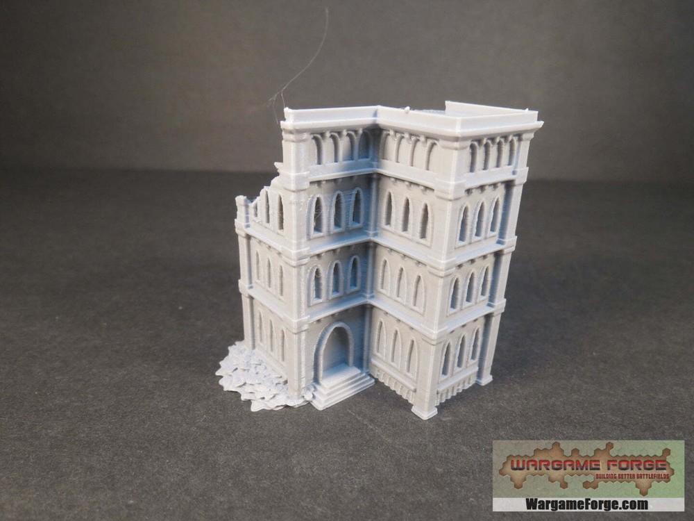 Gothic Ruined Building 16 - Wargame Forge