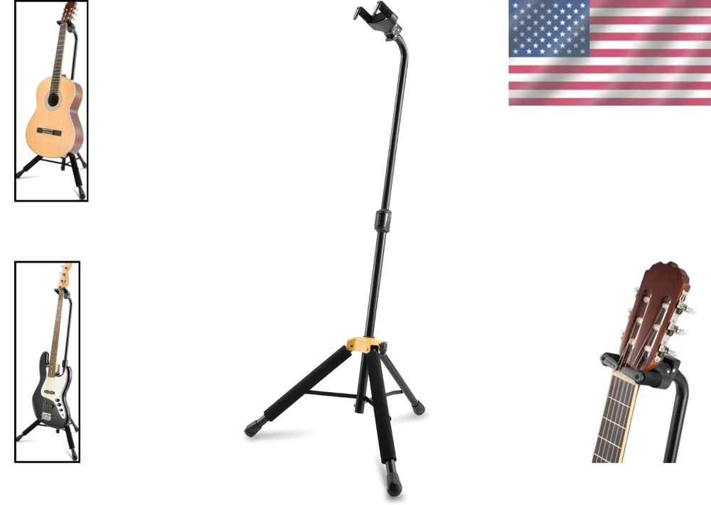 GS414B Plus Auto Grip Guitar Stand