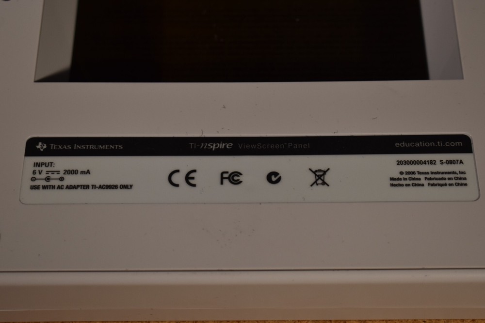 Texas Instruments Ti-nspire ViewScreen Panel No Wires Included