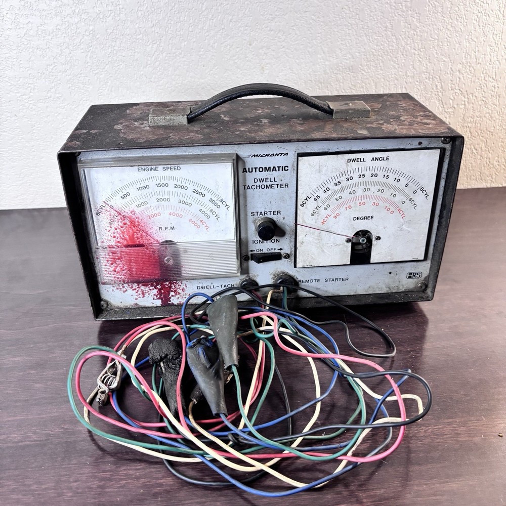 Vintage Micronta Automatic Dwell Tachometer Remote Starter