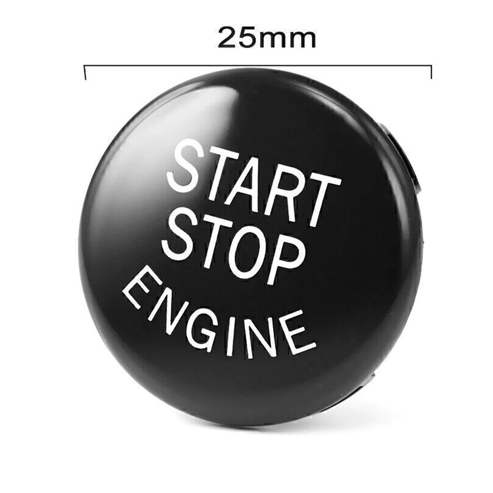 For BMW E90 E91 E60 E70 E71 E83 E84 E87 E89 Black Start Stop Button Fits