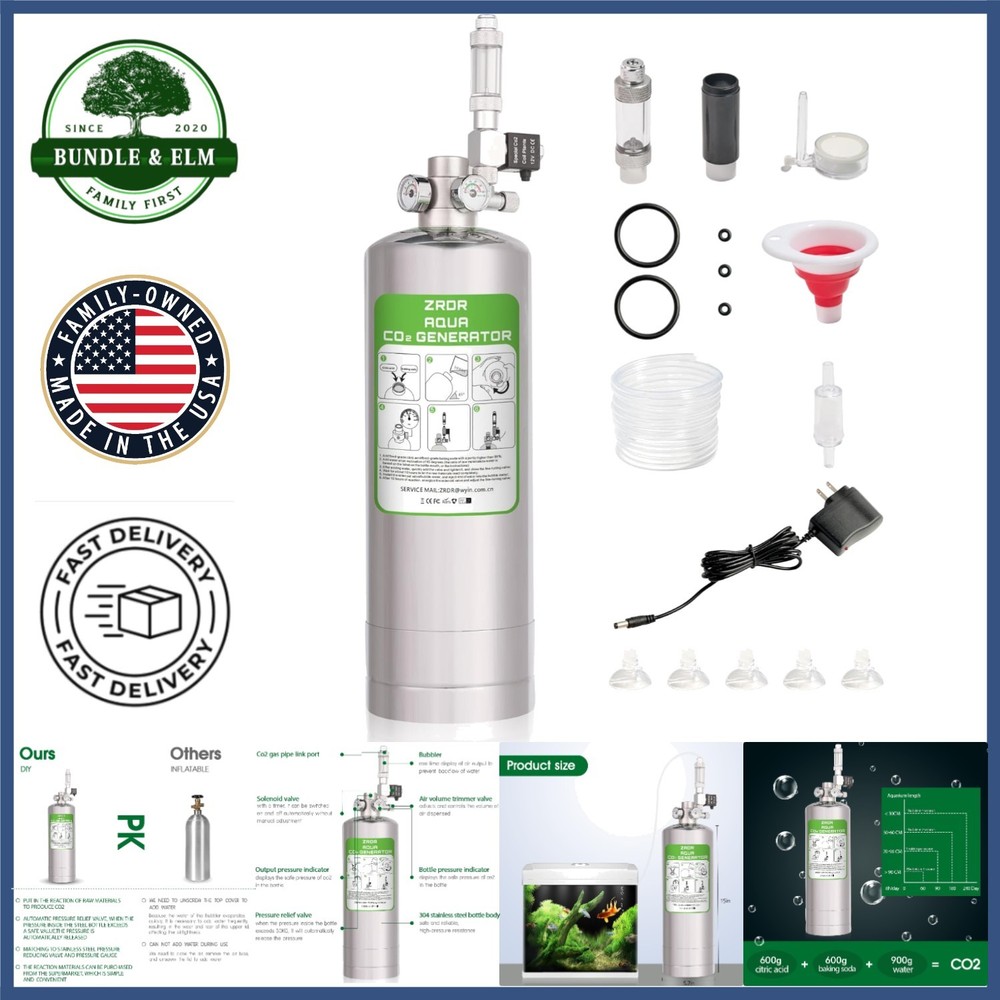 User-Friendly CO2 Generator System with Syringe for Easy Water Injection