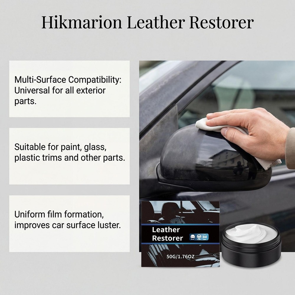 Leather Conditioner Cream 50g Car Interior Conditioning Paste Leather