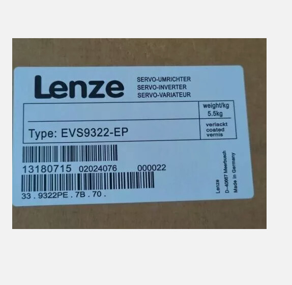 EVS9322-EP 1PCS NEW LENZE SERVO INVERTER EVS9322-EP