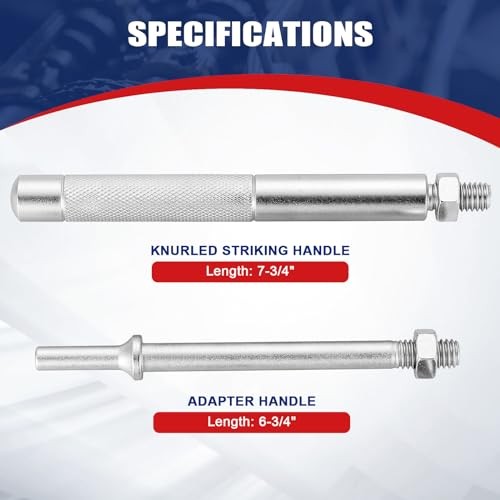 5Pcs Ball Joint Separator Set, Pickle Fork Tool Set, Tie Rod Removal Tool for