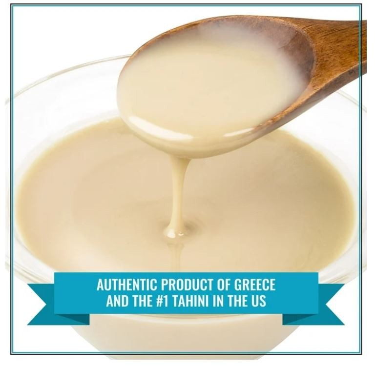 Krinos Imported Tahini, Sesame Seed, 16 oz..