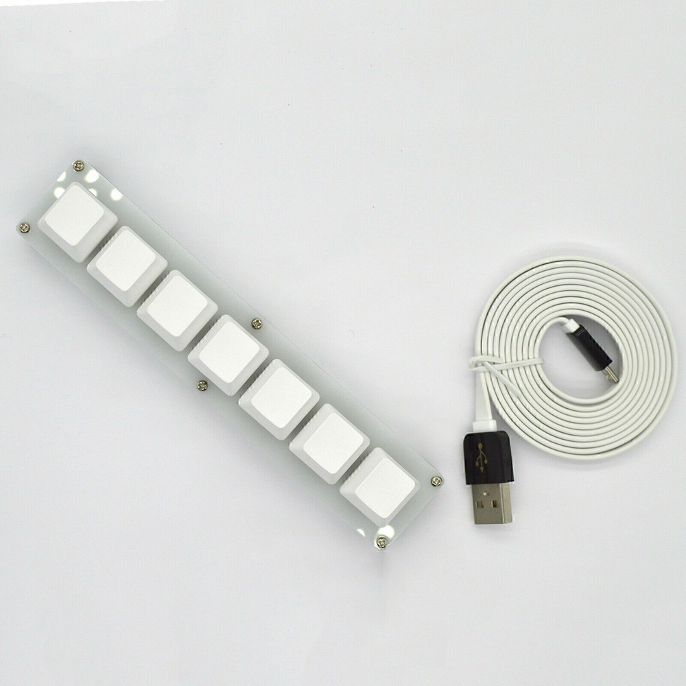 7 Keys HID Standard Keyboard USB Interface Custom Macro Mini Mechanical Keyboard