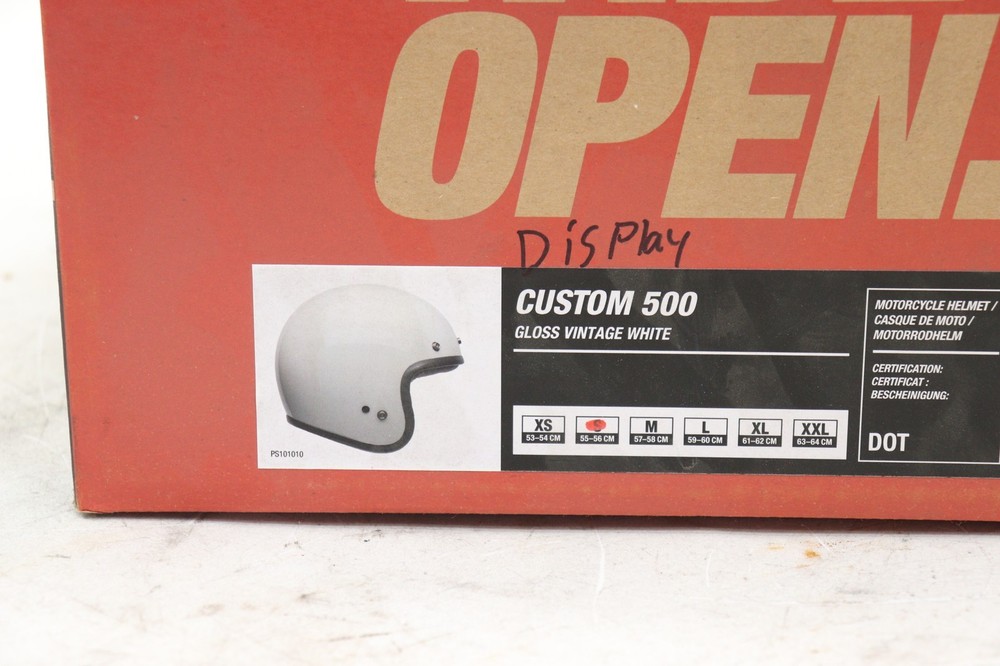 BELL CUSTOM 500 GLOSS VINTAGE WHITE SMALL S