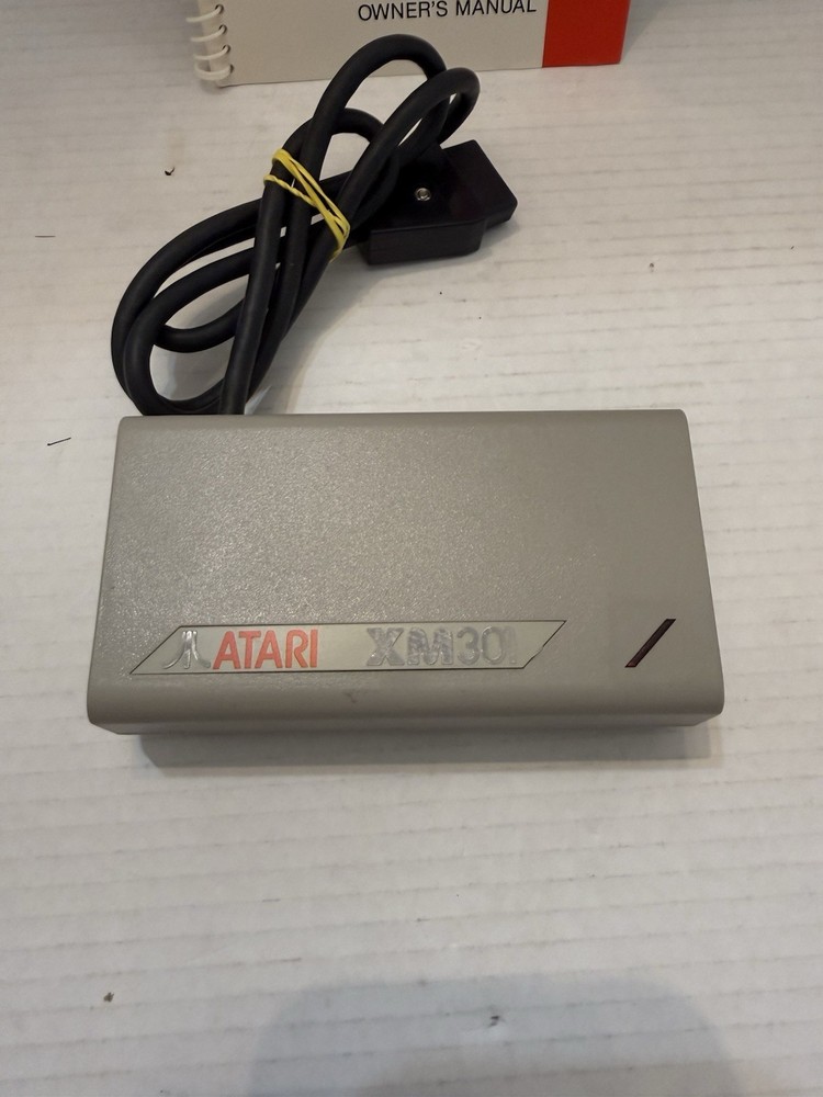 Vintage Atari XM301 Modem with Manual