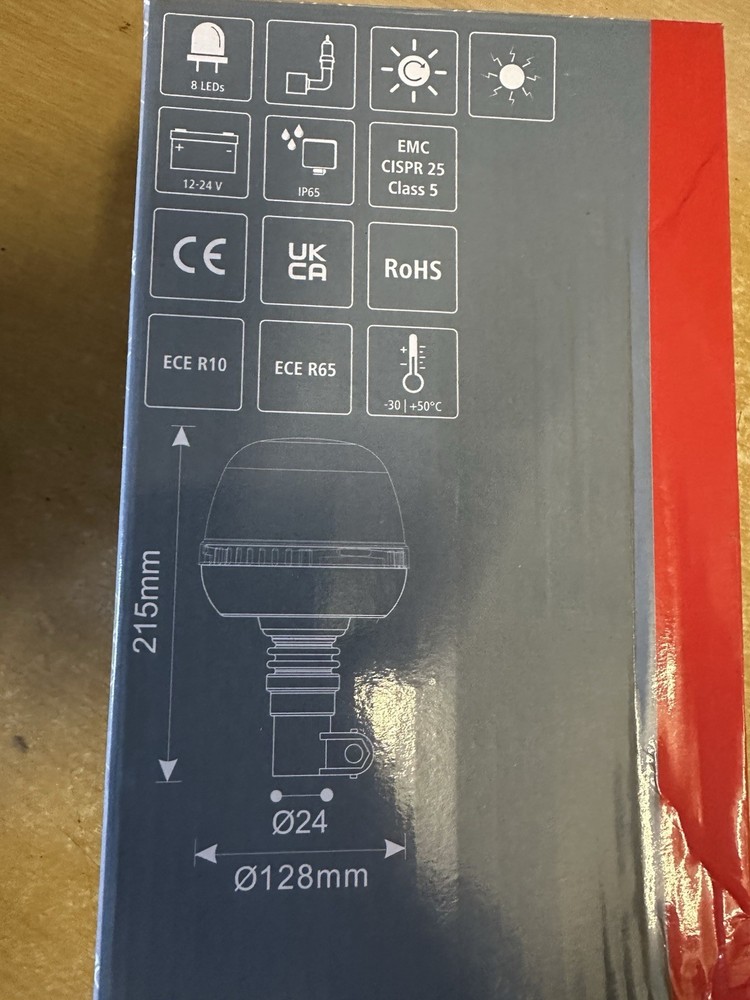 Granit 7070010410 LED Rotating Beacon Light