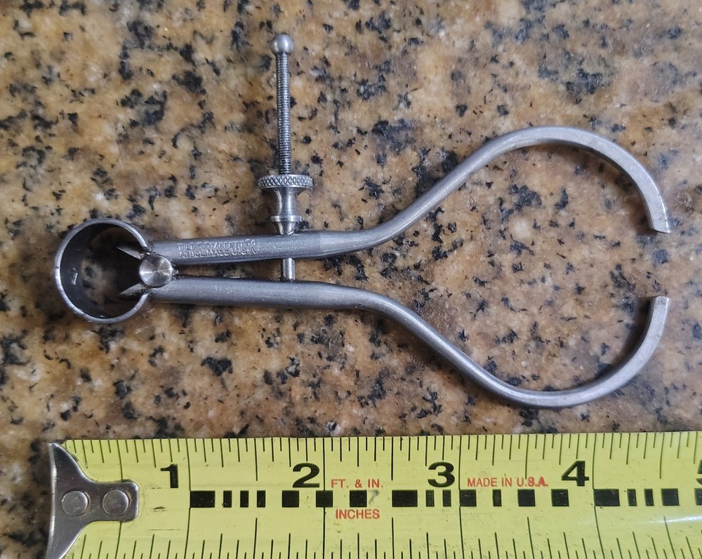 🗽 VINTAGE STARRETT 4" OD CALIPER