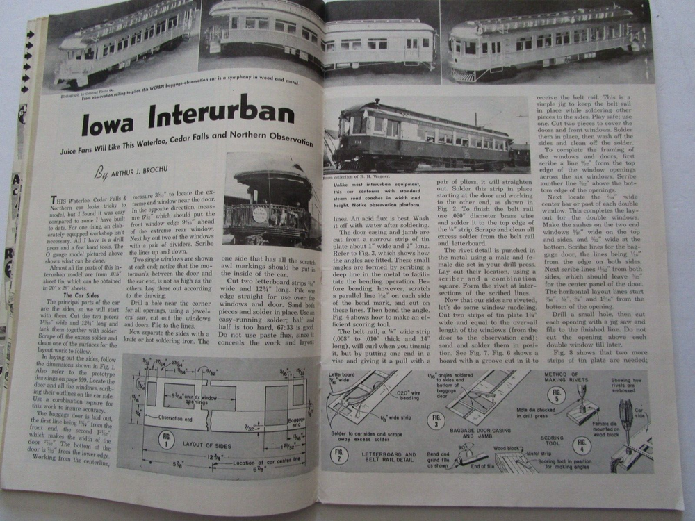Model Railroader December 1947 Locos Benchwork Interurbans Nice! L@@K