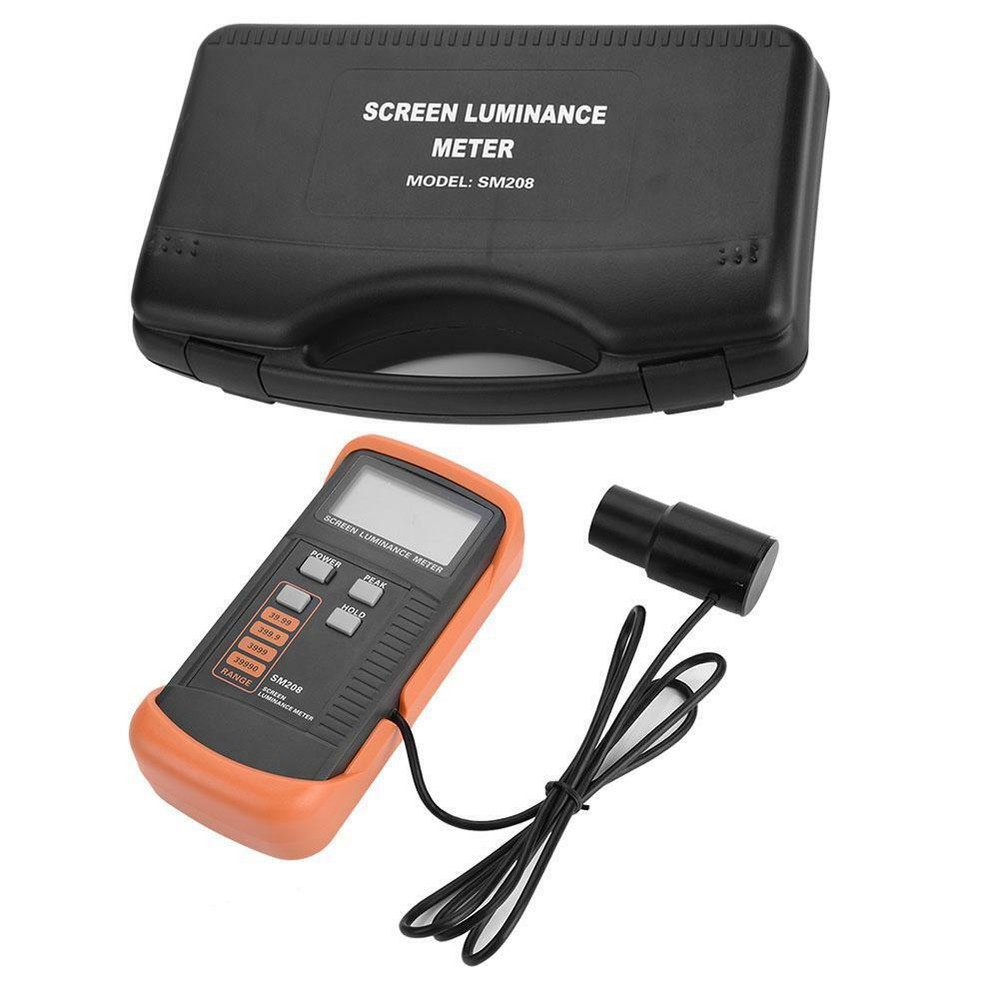 New SM208 Digital Screen Brightness Light Meter Luminance Meter 0.01-39990cd/m2