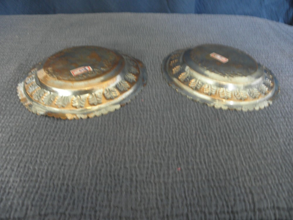 Vintage pair of copper Middle Eastern dishes