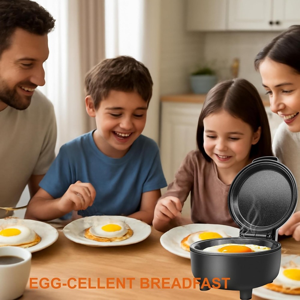 Smart Fried Egg Cooker Automatic Fried Egg Maker 6 Features like Sunny Side Up